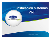 Carrier VRF Instrucciones De Instalación