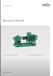 Wilo Atmos TERA-SCH Instrucciones De Instalación Y Funcionamiento