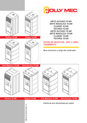 Jolly Mec CLASSE 15 kW Ficha De Montaje, Uso Y Mantenimiento