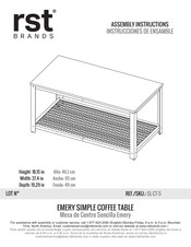 RST SL-CT-5 Instrucciones De Ensamble