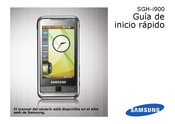 Samsung SGH-i900 Guia De Inicio Rapido