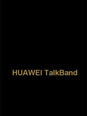 Huawei TalkBand Guia De Inicio Rapido