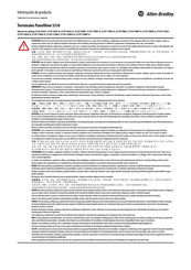 Allen-Bradley 2713P-T7WD1-B Informacion De Producto