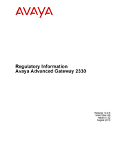 Avaya 2330 Manual Del Usuario