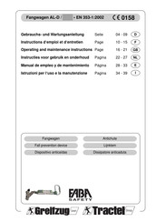 Tractel Group FABA AL-D Manual De Empleo Y De Mantenimiento