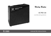 thomann Harley Benton AC PRO 120 Manual De Instrucciones