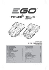 EGO POWER NEXUS ESCAPE PAD1500E Manual Del Operador