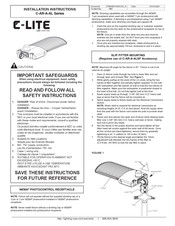 CREE LIGHTING C-Lite C-AR-A-AL Serie Instrucciones De Instalación