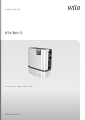 Wilo Rain 3 Instrucciones De Instalación Y Funcionamiento