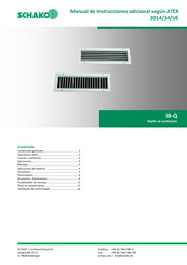 Schako ATEX IB-Q Manual De Instrucciones Adicionales