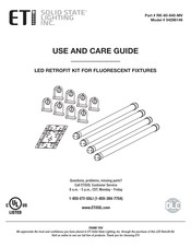 ETI Solid State Lighting 54296146 Guía De Uso Y Cuidado