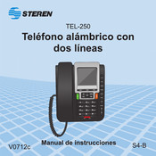 Steren TEL-250 Manual De Instrucciones