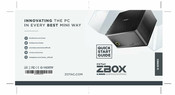 Zotac ZBOX-EC72070S-W3B Guía De Arranque Rápido