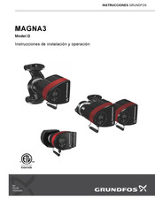 Grundfos MAGNA3 D Instrucciones De Instalación Y  Operación