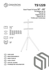 ONKRON TS1220 Guia Del Usuario