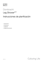 Dornbracht Leg Shower Instrucciones De Planificación
