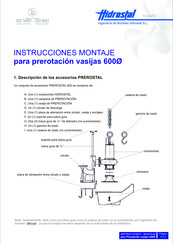 Hidrostal PREROSTAL 600 Instrucciones Montaje