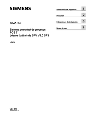 Siemens SIMATIC PCS 7 Manual Del Usuario