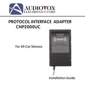 Audiovox CNP2000UC Guia De Instalacion