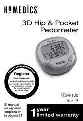 HoMedics Hip & Pocket PDM-100 Manual Del Usuario