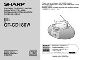 Sharp QT-CD180W Manual De Manejo