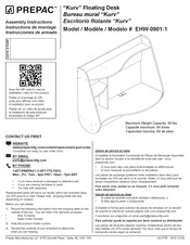 Prepac EHW-0901-1 Instrucciones De Armado