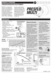 DGFLOW PRESFLO MULTI Manual Del Usuario