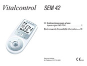 Hans Dinslage Vitalcontrol SEM 42 Instrucciones Para El Uso