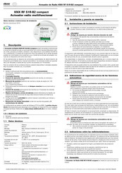 elsner elektronik KNX RF S1R-B2 compact Datos Técnicos E Instrucciones De Instalación