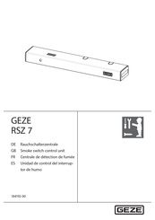 GEZE RSZ 7 Manual De Instrucciones