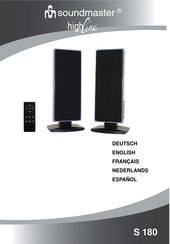 SOUNDMASTER highline S-180 Manual De Instrucciones