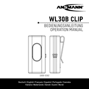 ANSMANN WL30B CLIP Instrucciones De Servicio Originales