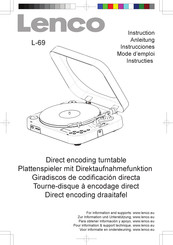 Lenco L-69 Instrucciones