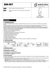 Bentel Security BW-IRT Manual De Instrucciones