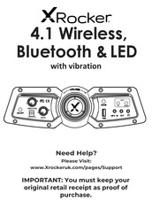 X Rocker 4.1 Wireless Bluetooth & LED Manual De Instrucciones