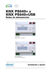 elsner elektronik KNX PS640+USB Instalacion Y Ajuste