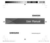 Samsung XE800ZBA Manual Del Usuario