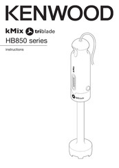 Kenwood kMix HB850 Serie Manual De Instrucciones