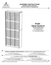 Safco 7131 Instrucciones De Ensamblaje