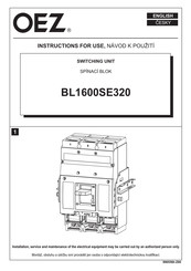 OEZ BL1600SE320 Instrucciones De Uso