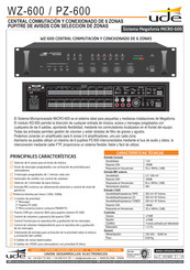 UDE MICRO-600 Guia Del Usuario