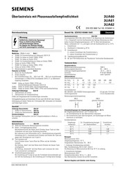 Siemens 3UA62 Instrucciones De Servicio