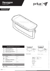 Prilux Hexagon RGBW RSSY Manual Instrucciones