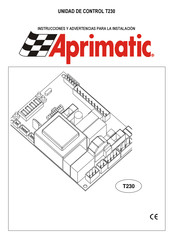 Aprimatic T230 Instrucciones Y Advertencias Para La Instalación