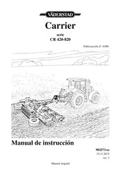 Vaderstad Carrier Serie CR 420-820 Manual De Instrucciones