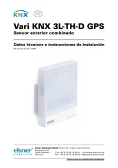 elsner elektronik Vari KNX 3L-TH-D GPS Datos Técnicos E Instrucciones De Instalación