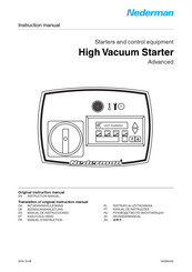 Nederman High Vacuum Starter Manual De Instrucciones