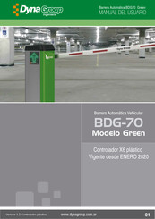 Dyna BDG-70 Green Manual Del Usuario