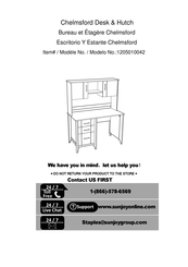 Sunjoy 1205010042 Manual Del Usuario