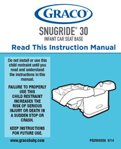 Graco SNUGRIDE 30 Manual Del Usuario